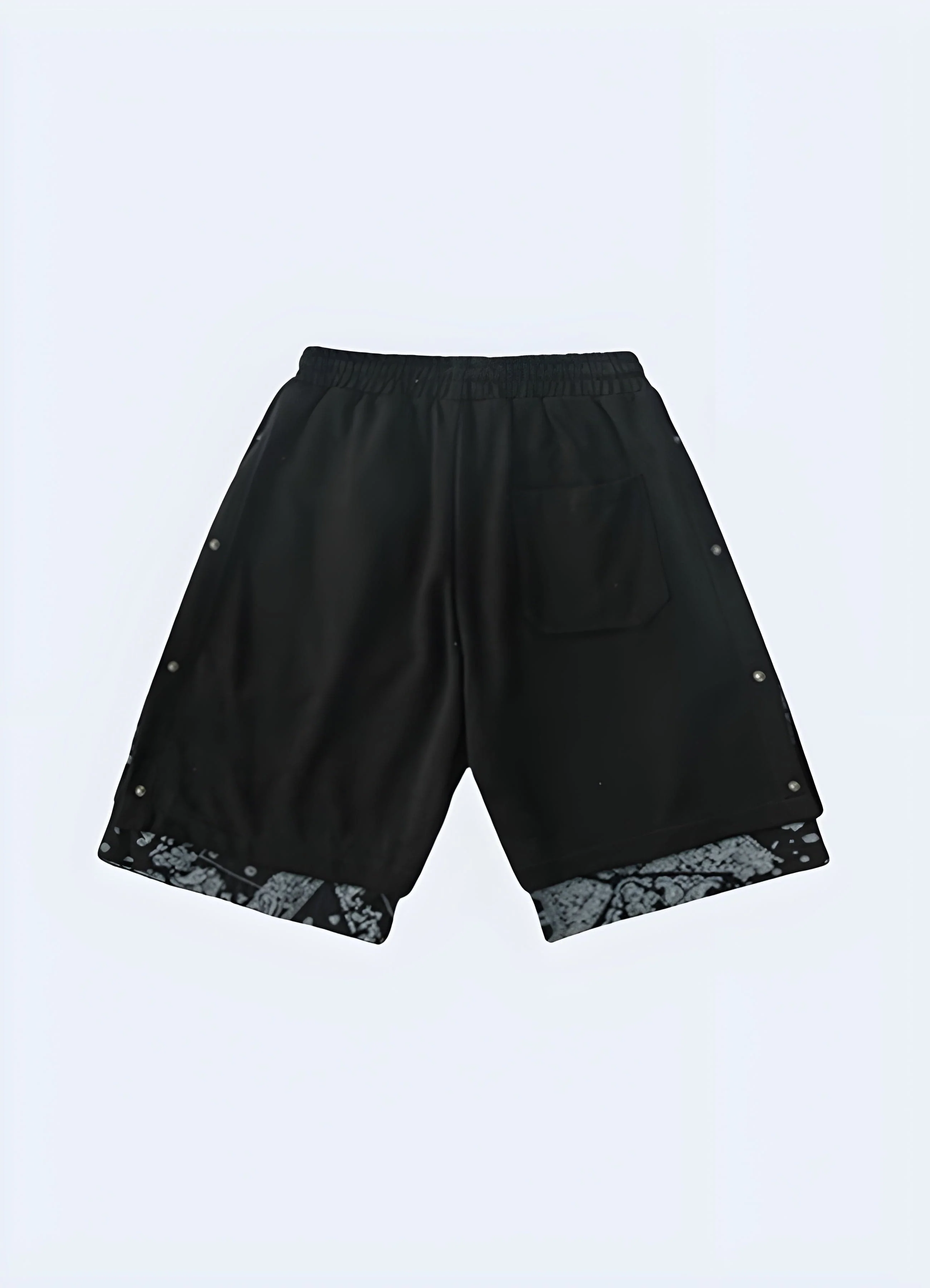 Black And White Bandana Shorts - Image 3