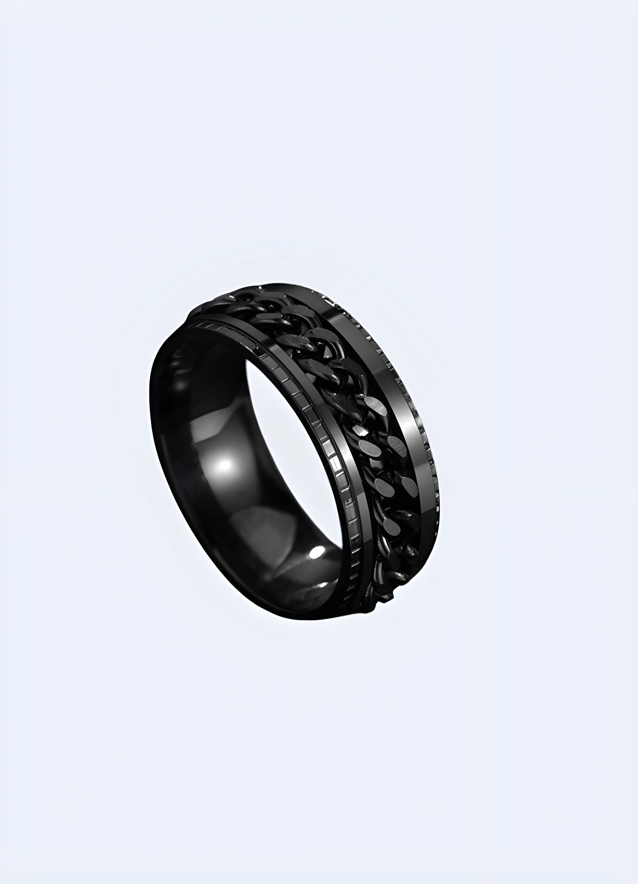 Black Chain Ring - Image 2