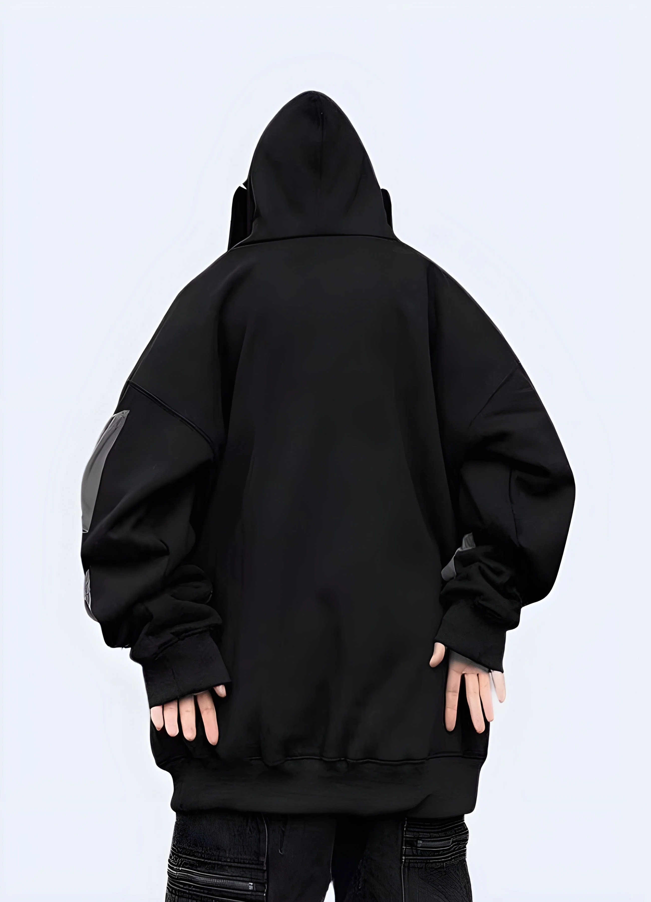 Black Hoodie Streetwear - Image 5