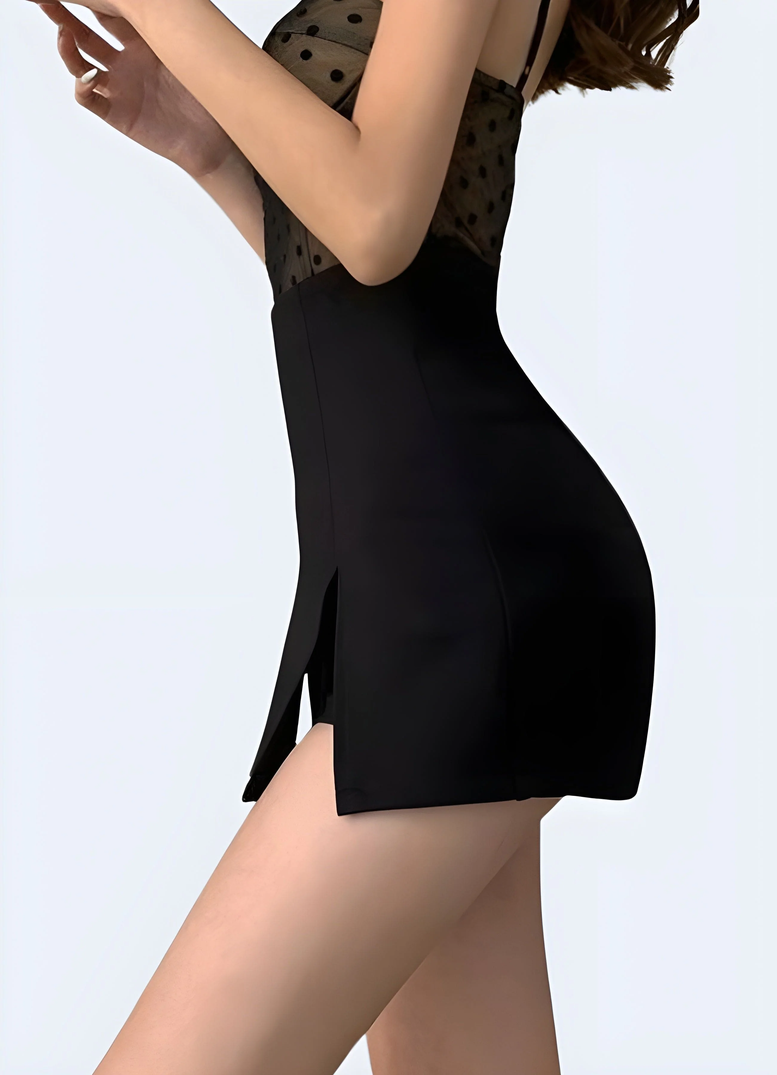 Black Mini Skirt - Image 3