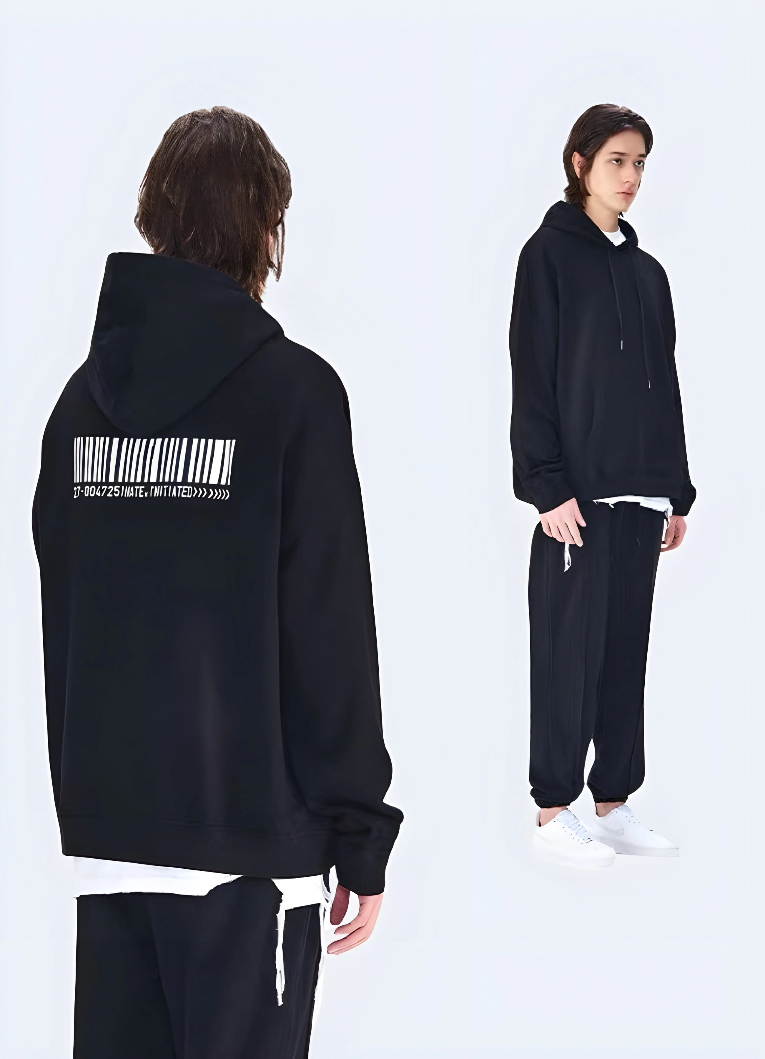 Black Techwear Hoodie - Image 3