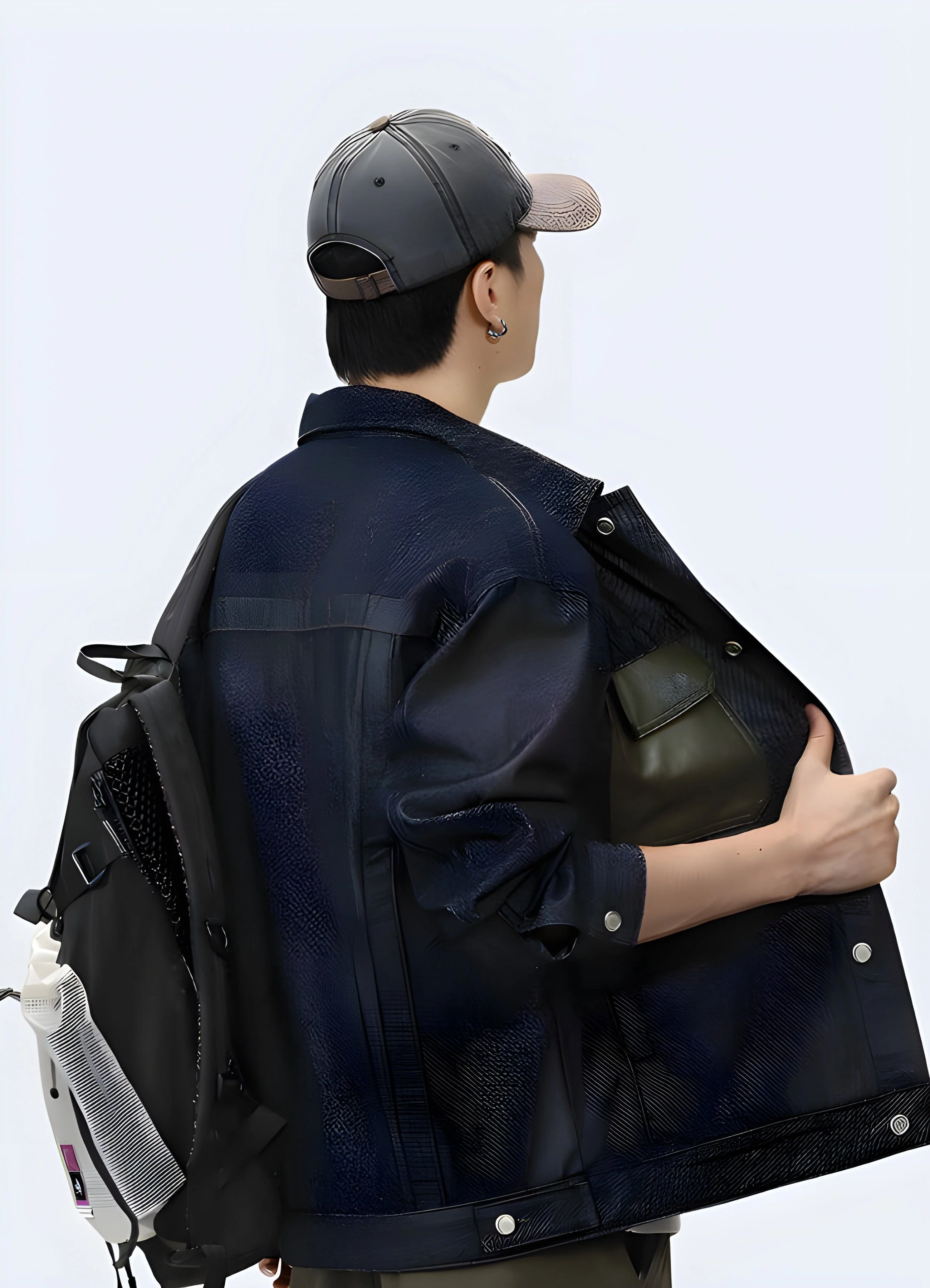 Cargo Denim Jacket - Image 3