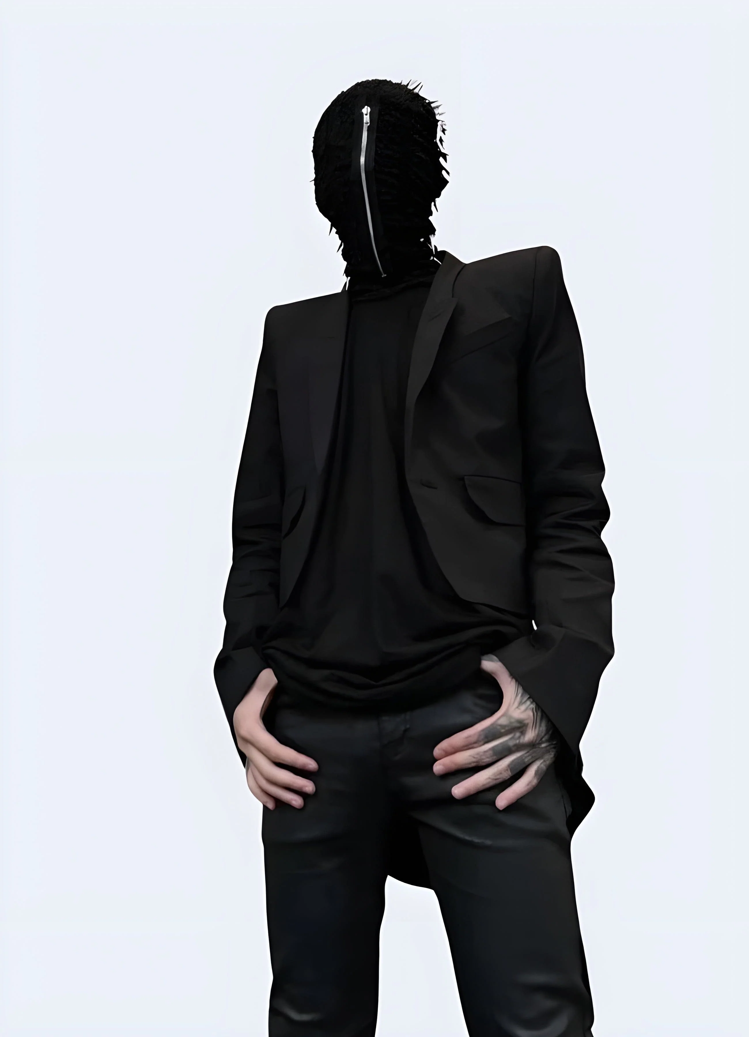 Darkwear Full Face Mask Spikes - Image 3