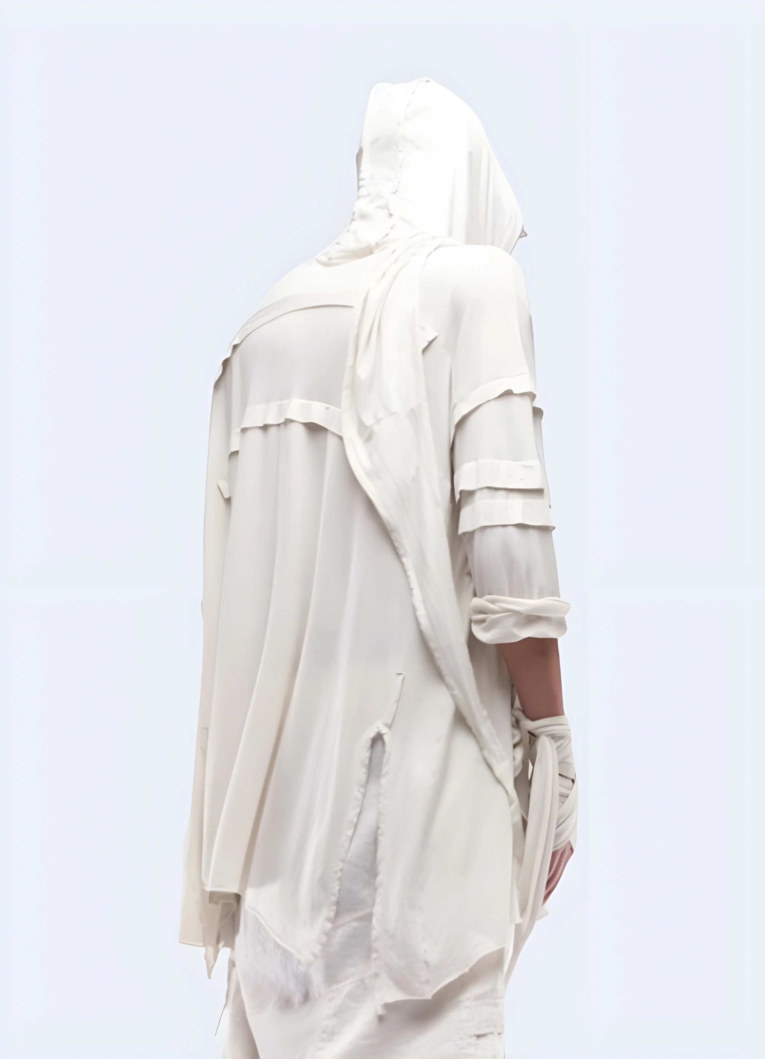 Dystopian Techwear Cloak - Image 3