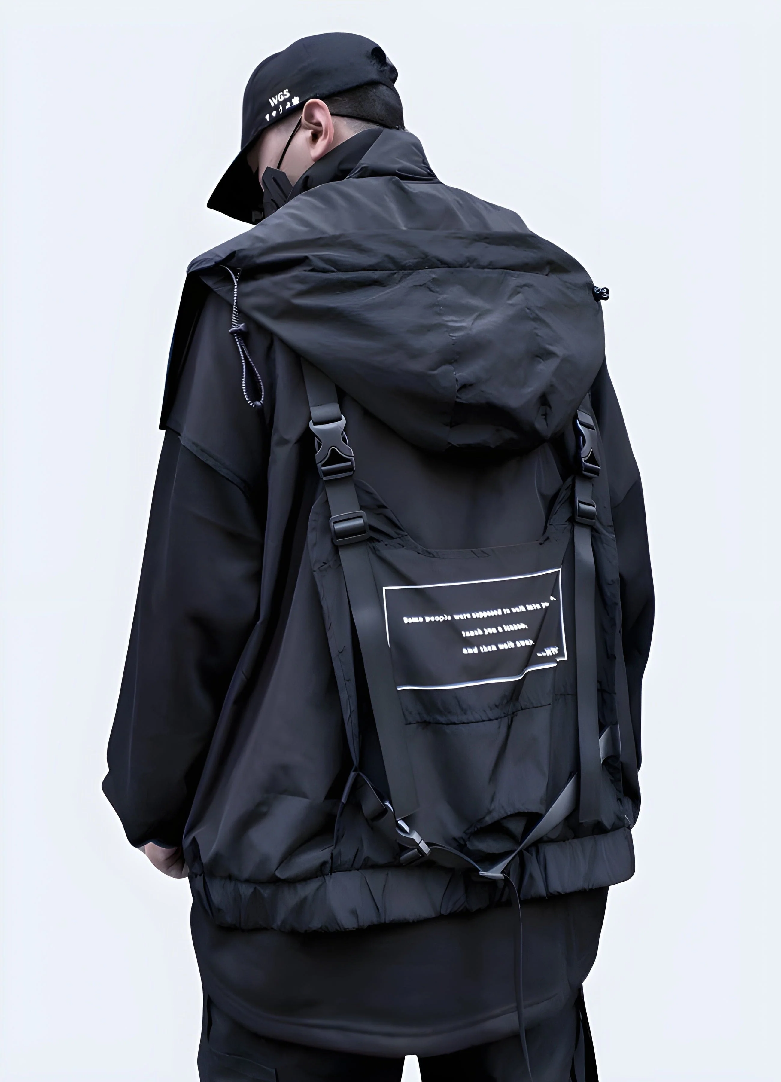 Hooded Vest Jacket - Image 2