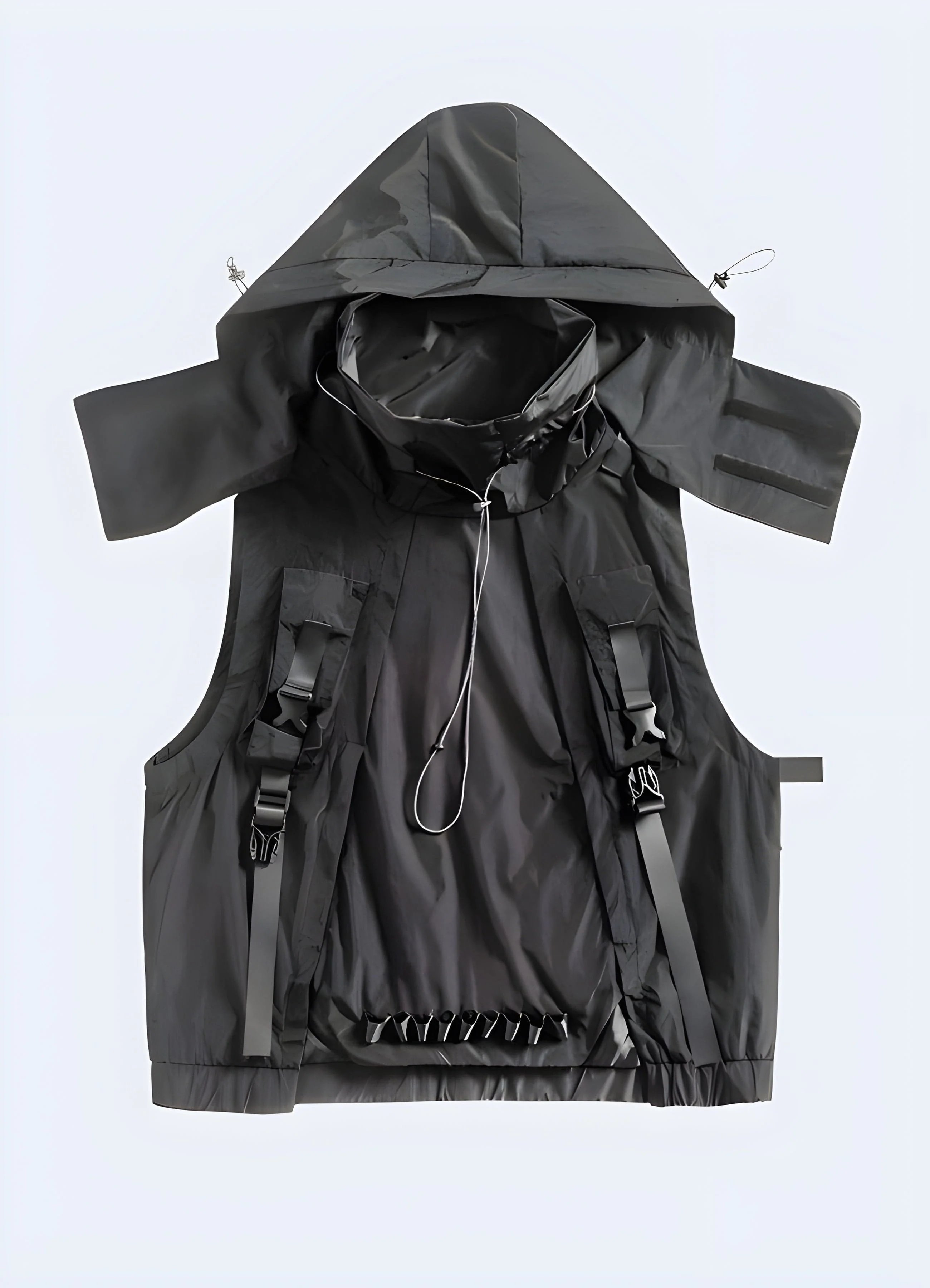 Hooded Vest Jacket - Image 3