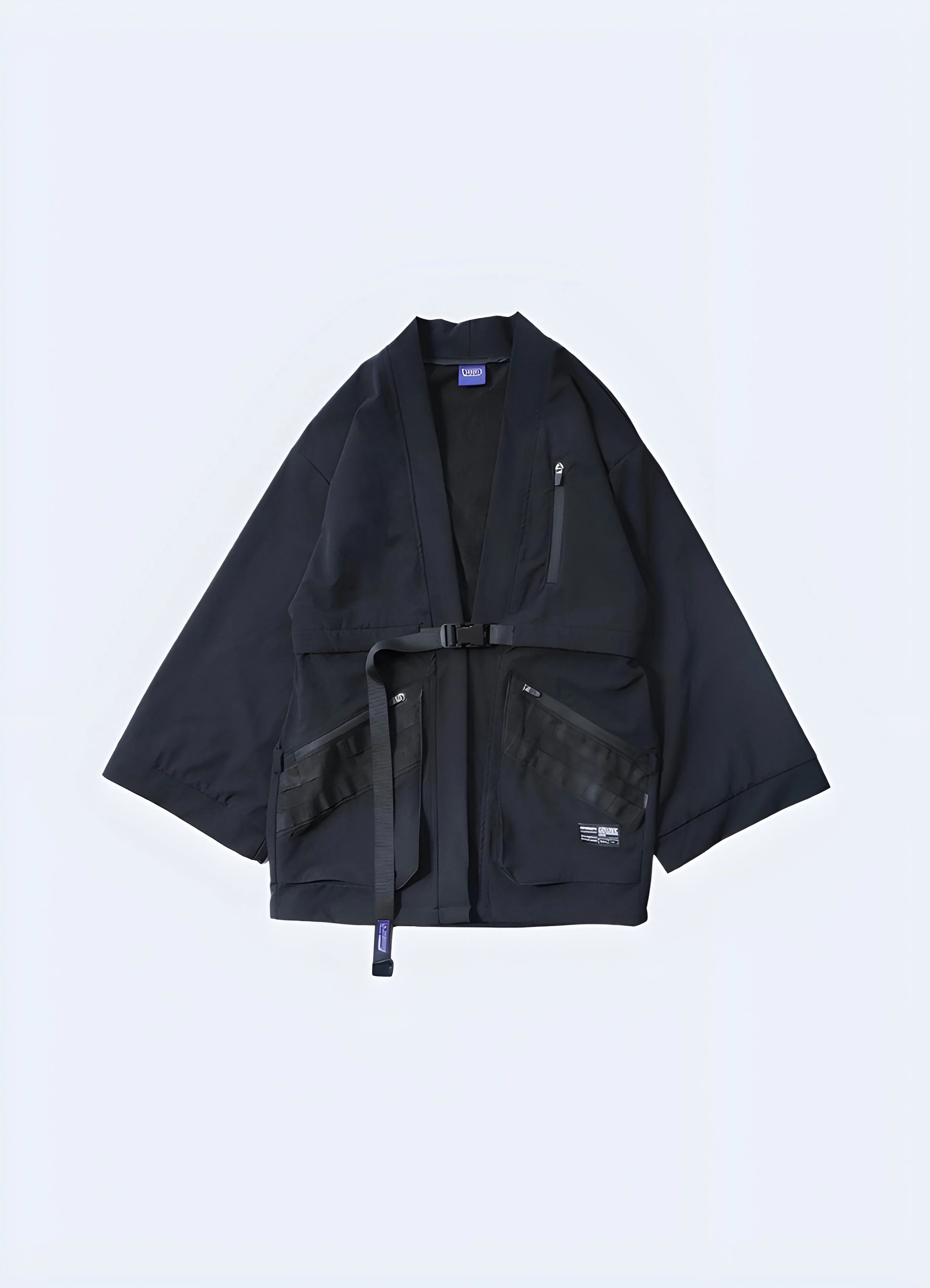 Long Black Kimono Jacket - Image 3