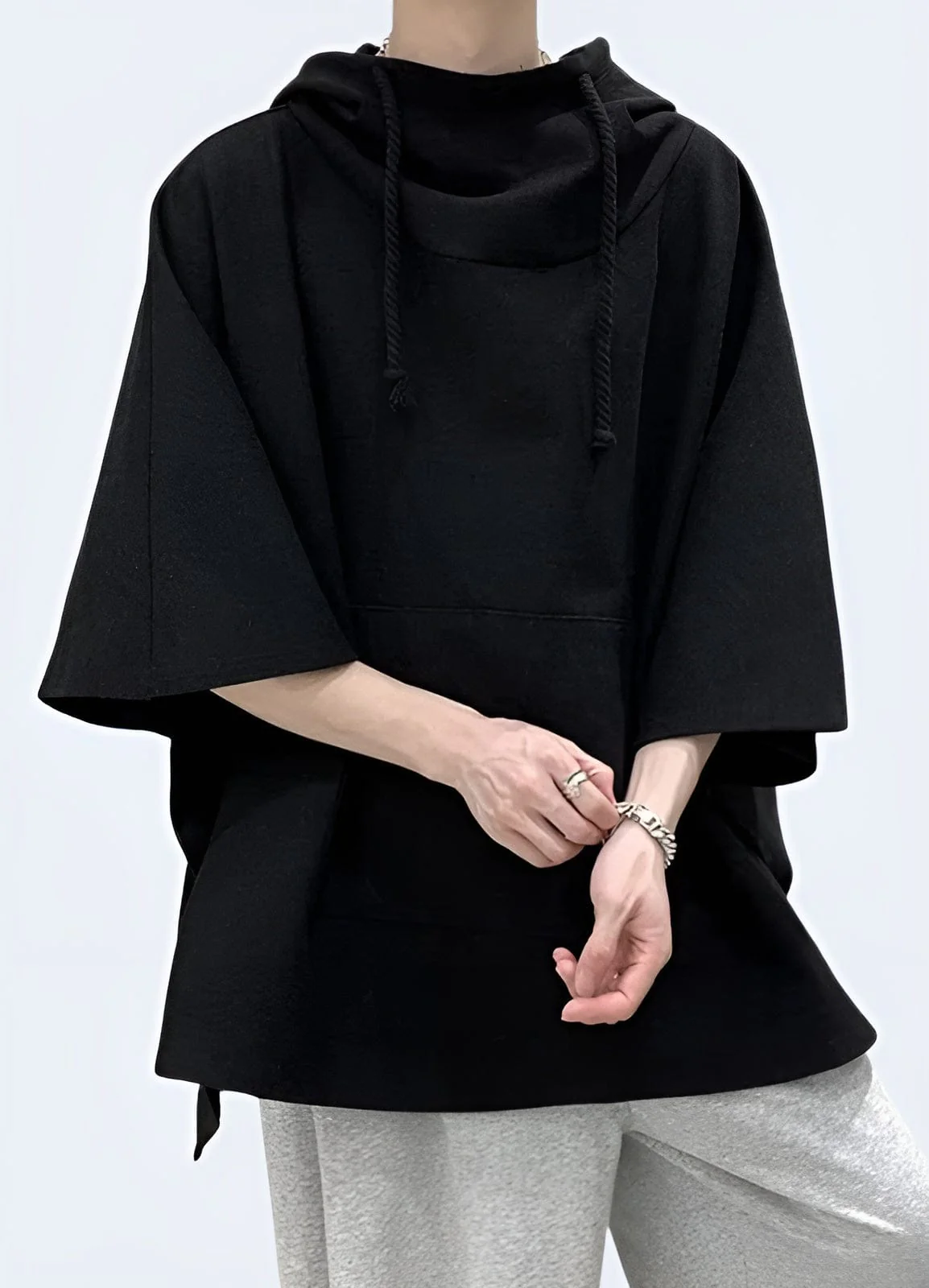 Multi-Pocket Techwear Poncho - Image 2
