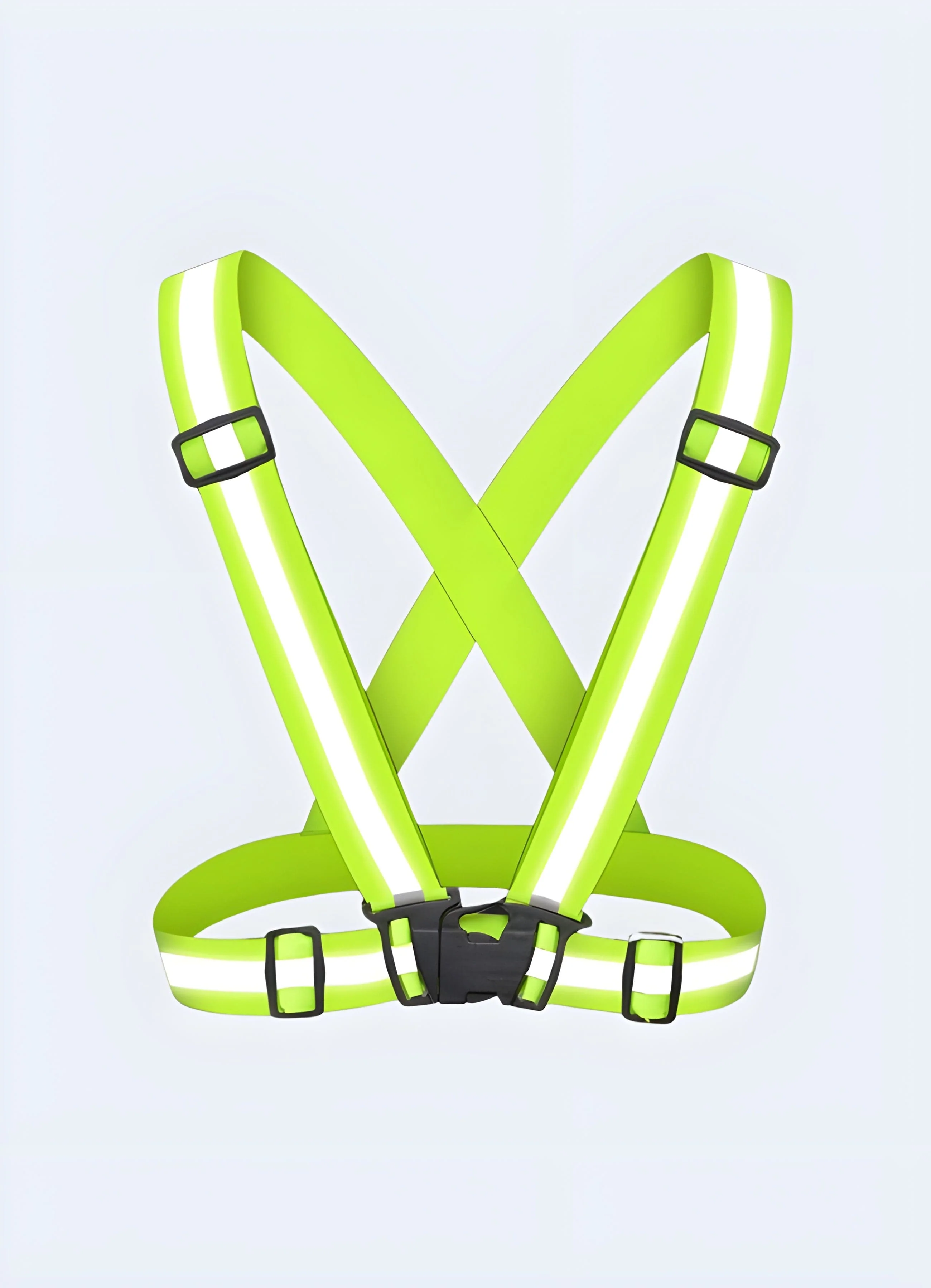 Neon Color Reflective Stripes Techwear Harness - Image 4