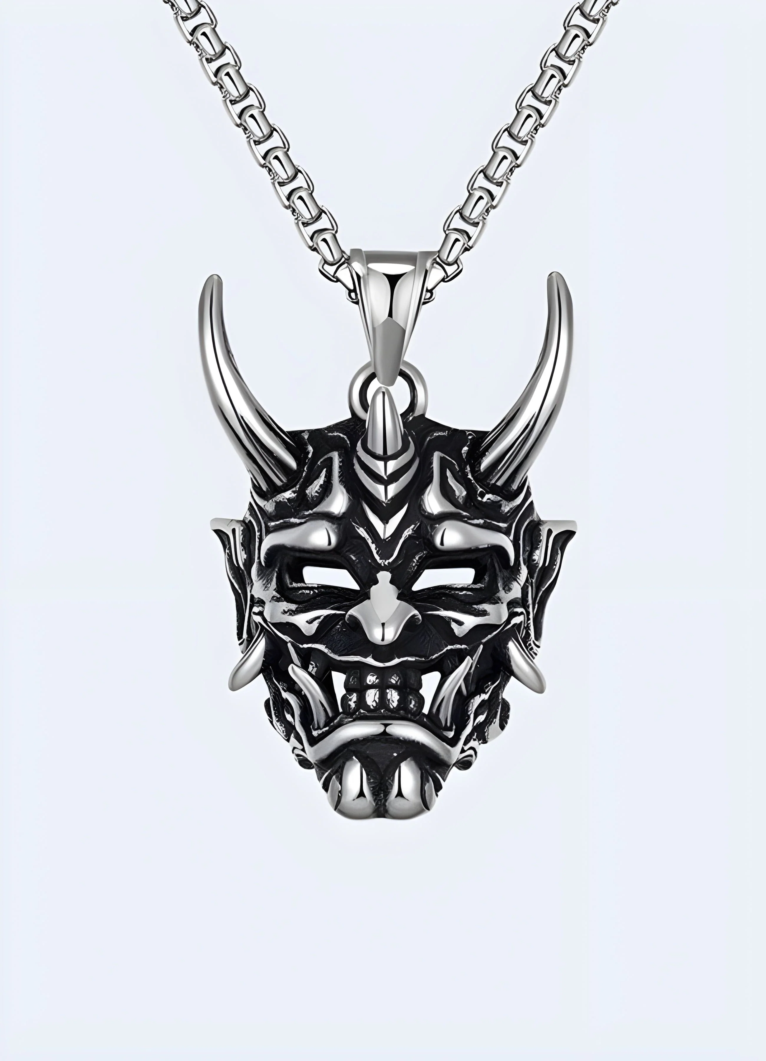 Oni Mask Necklace