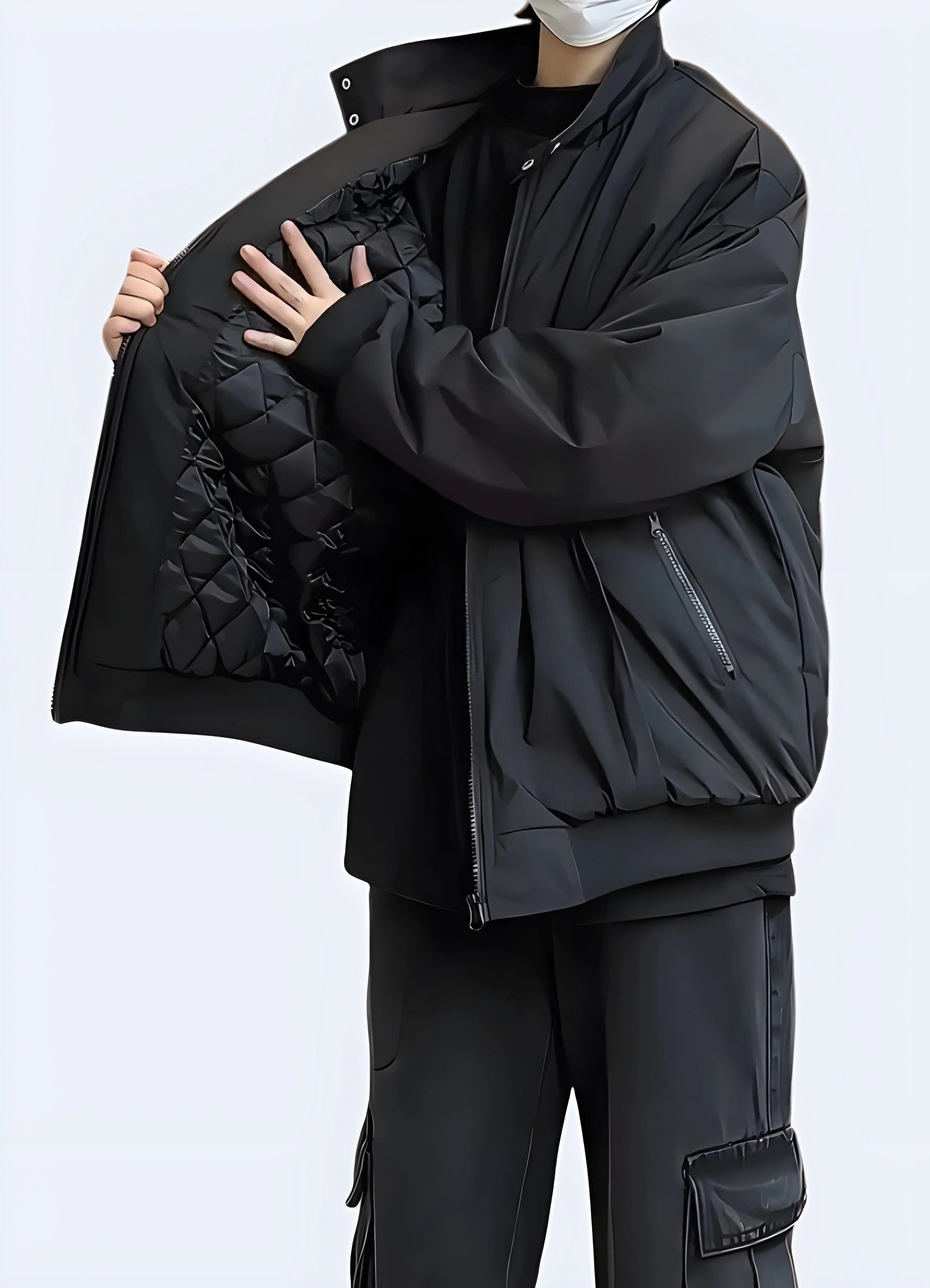 Techwear Jacket with Straps - Image 2