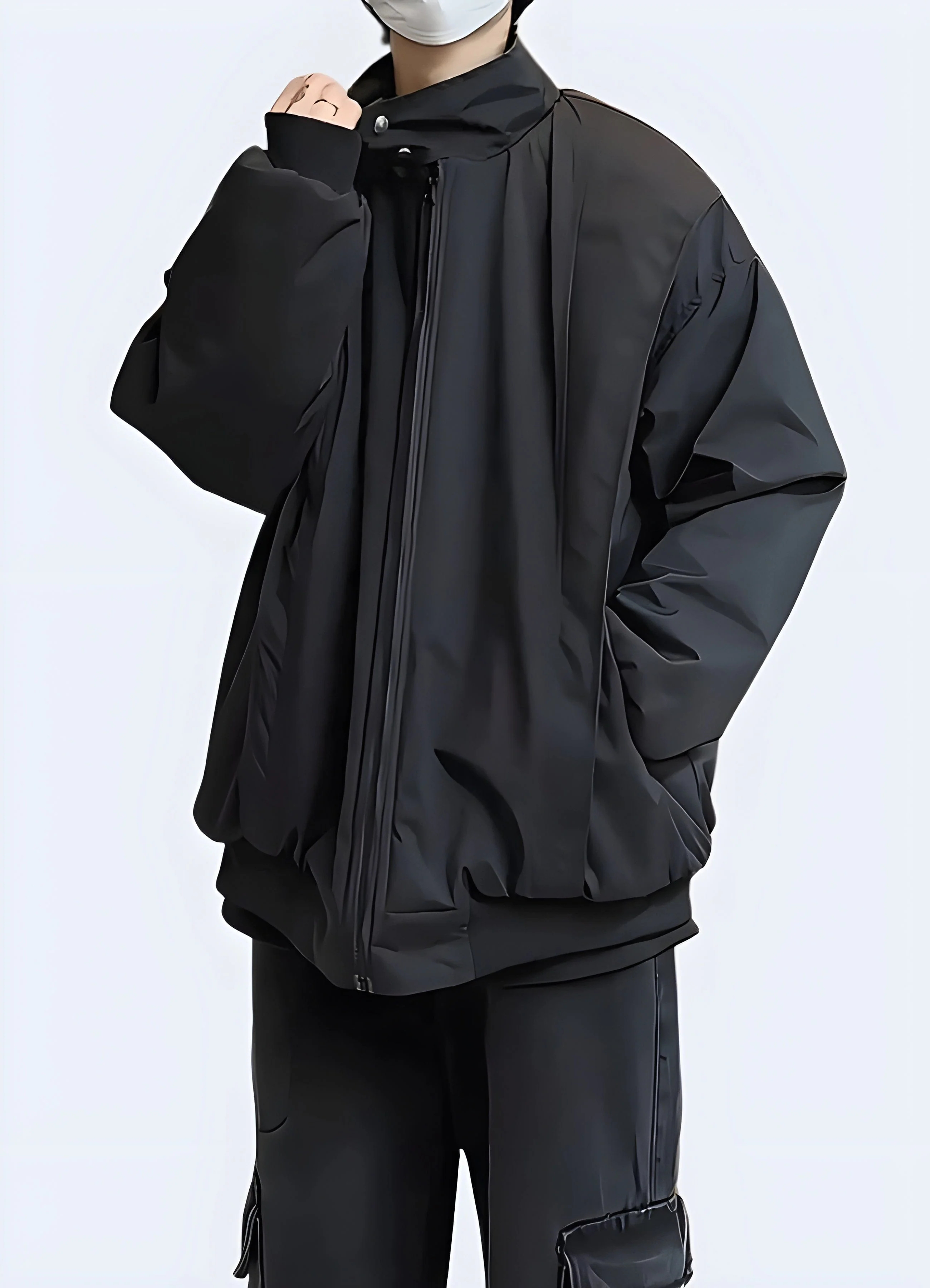 Techwear Jacket with Straps - Image 3