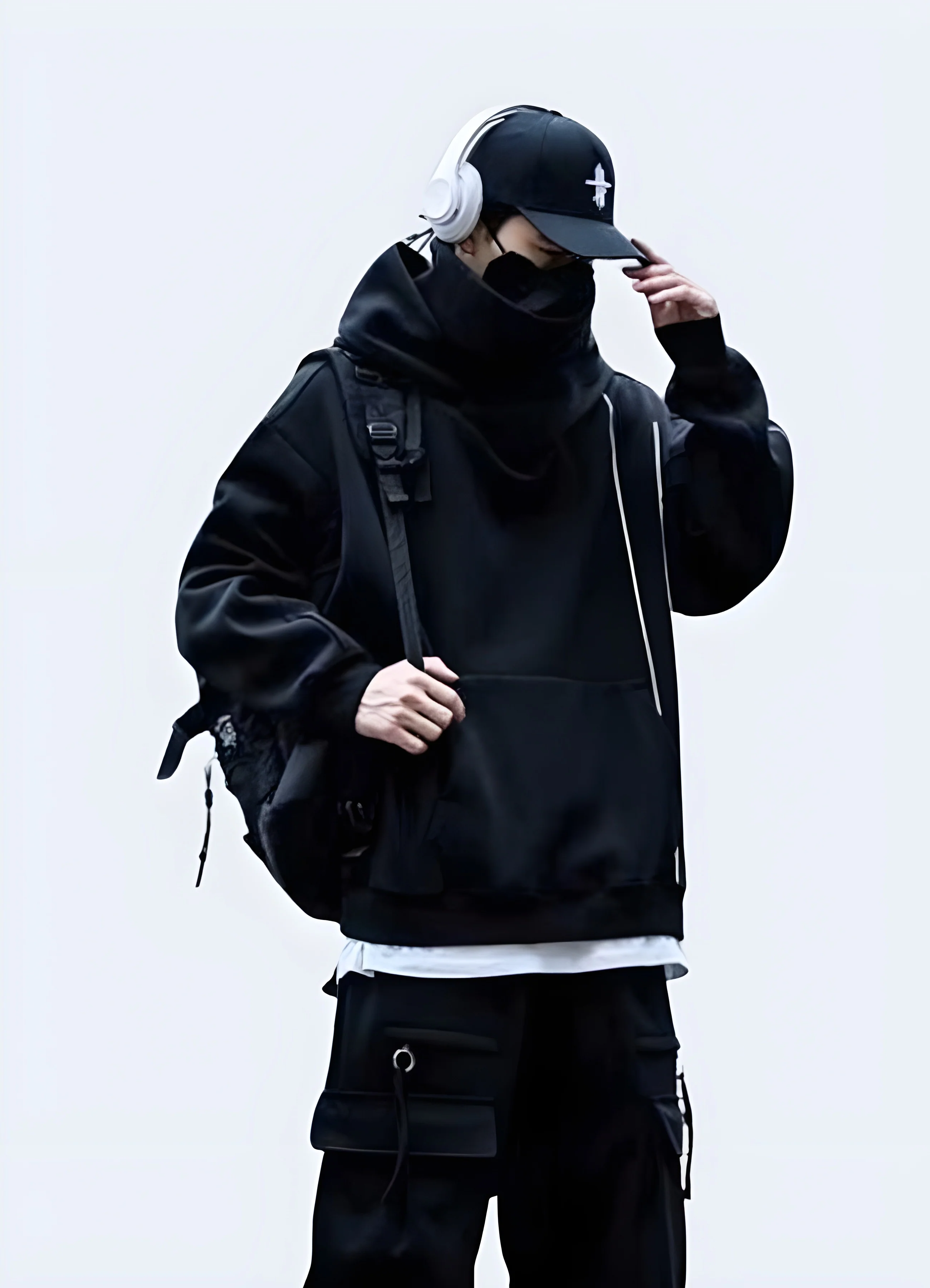 Techwear Oversize Women Hoodie - Image 2