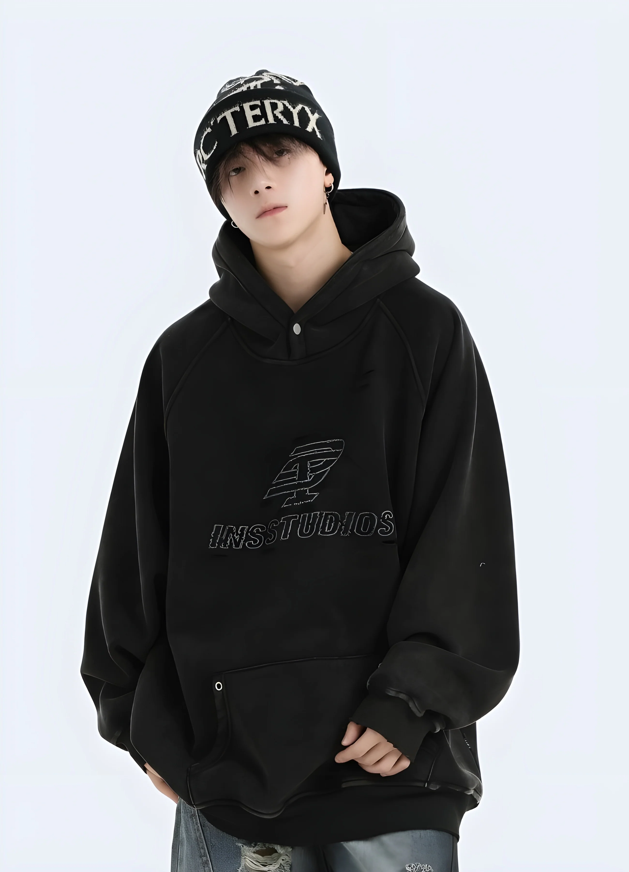 Vintage Black Hoodie