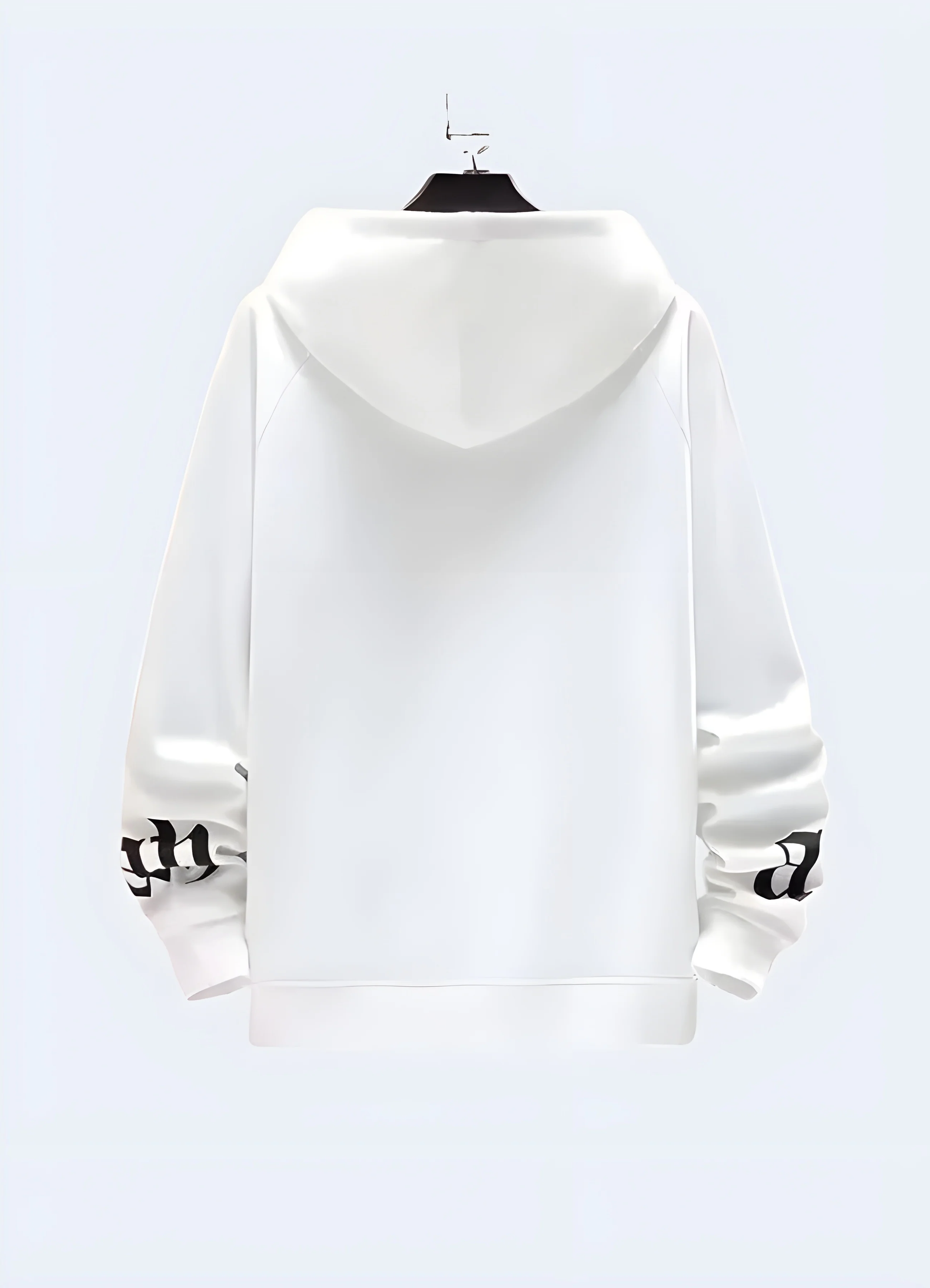 White Cyberpunk Hoodie - Image 2