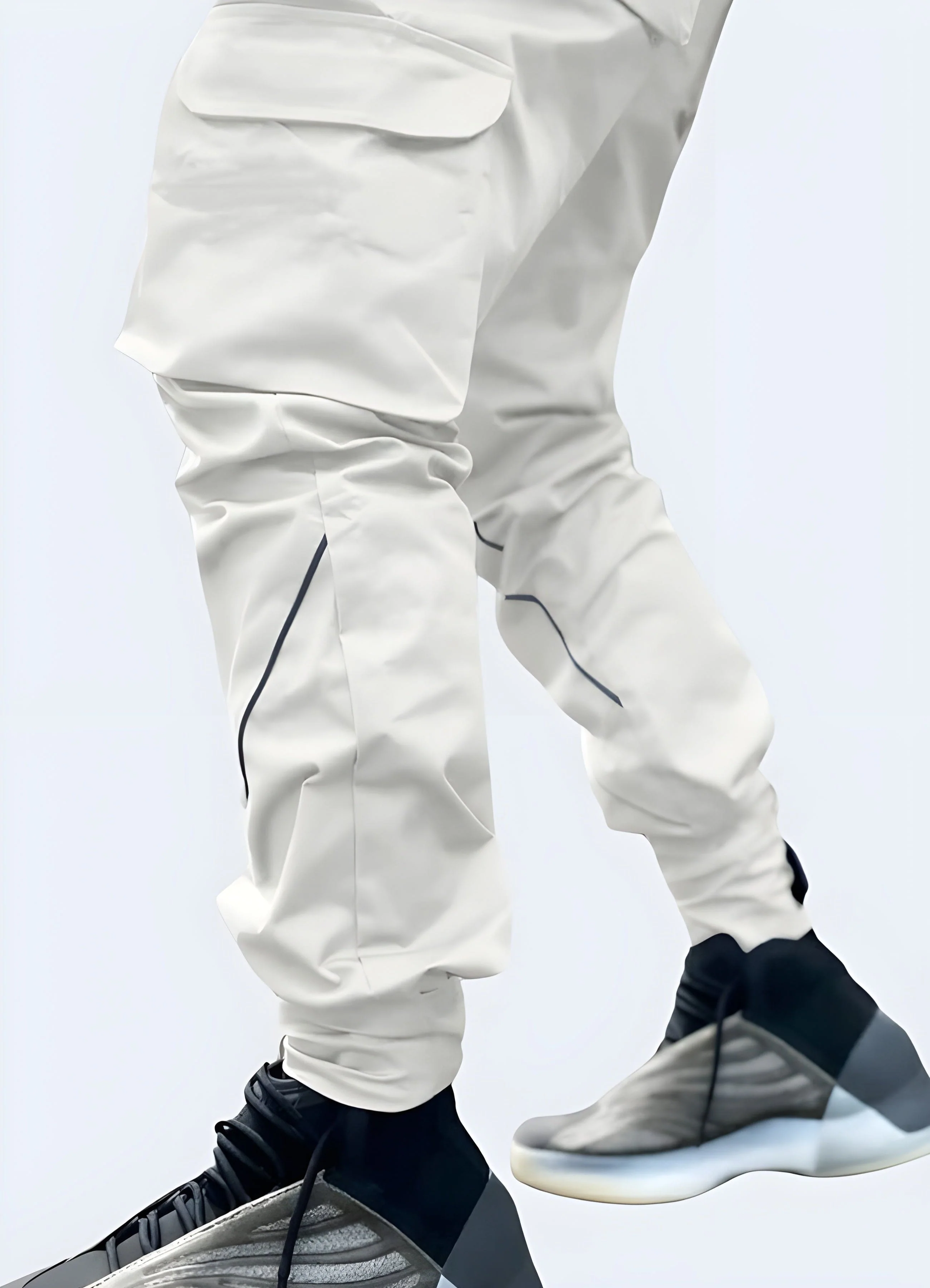 White Tactical Pants - Image 2