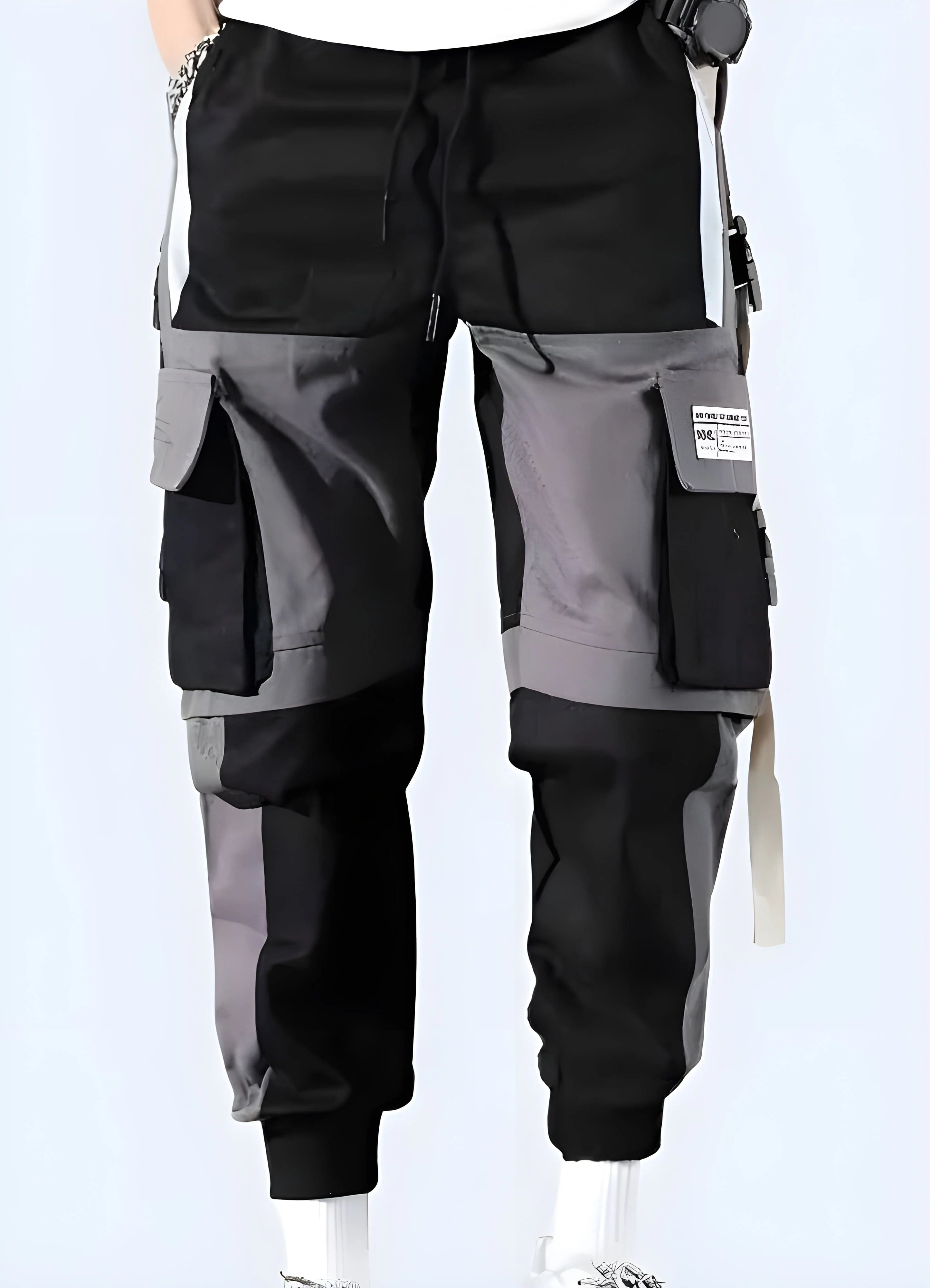 White Techwear Pants - Image 4