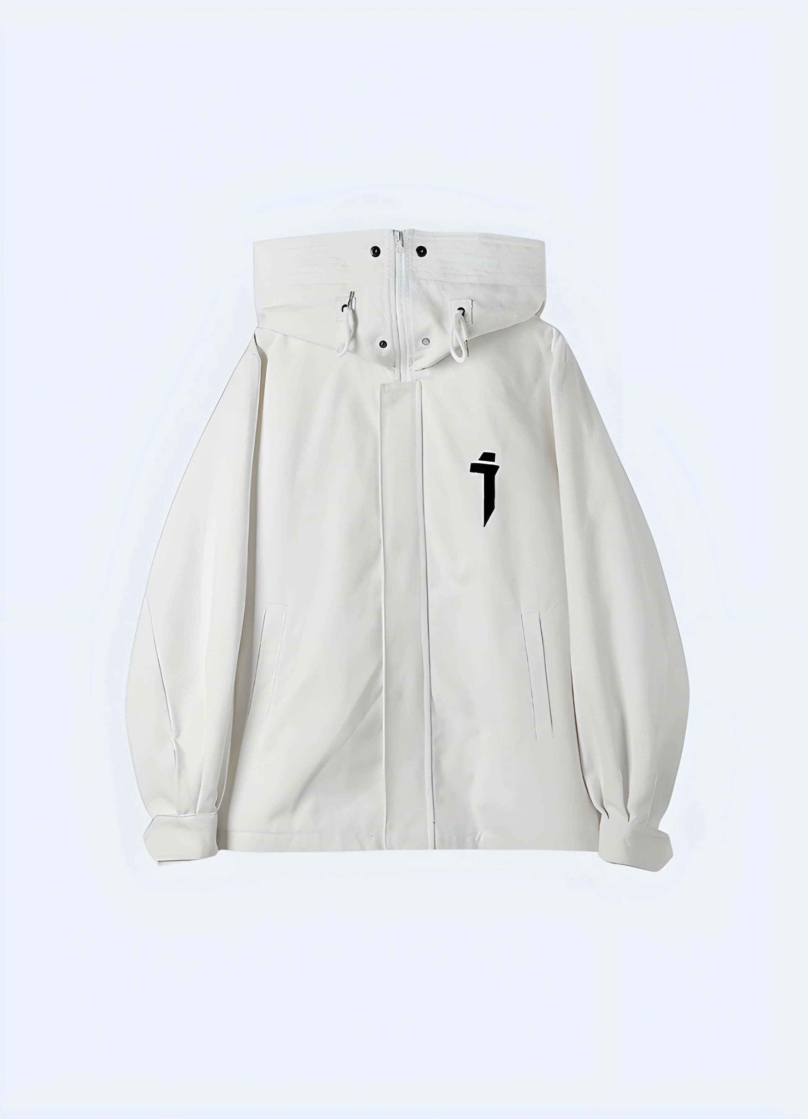 White Women's Techwear Jacket - Image 3