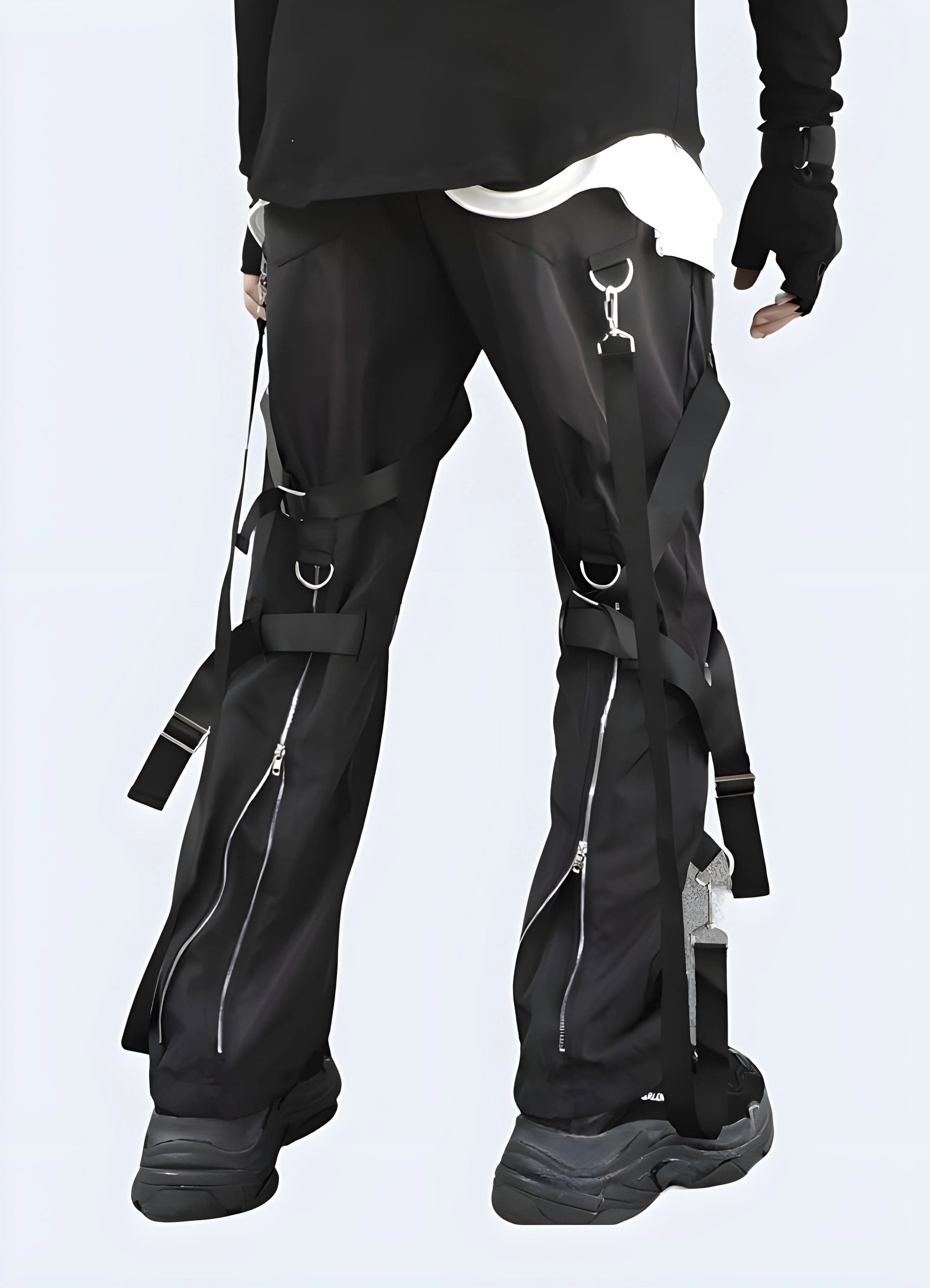 Wide Leg Cargo Pants - Image 3