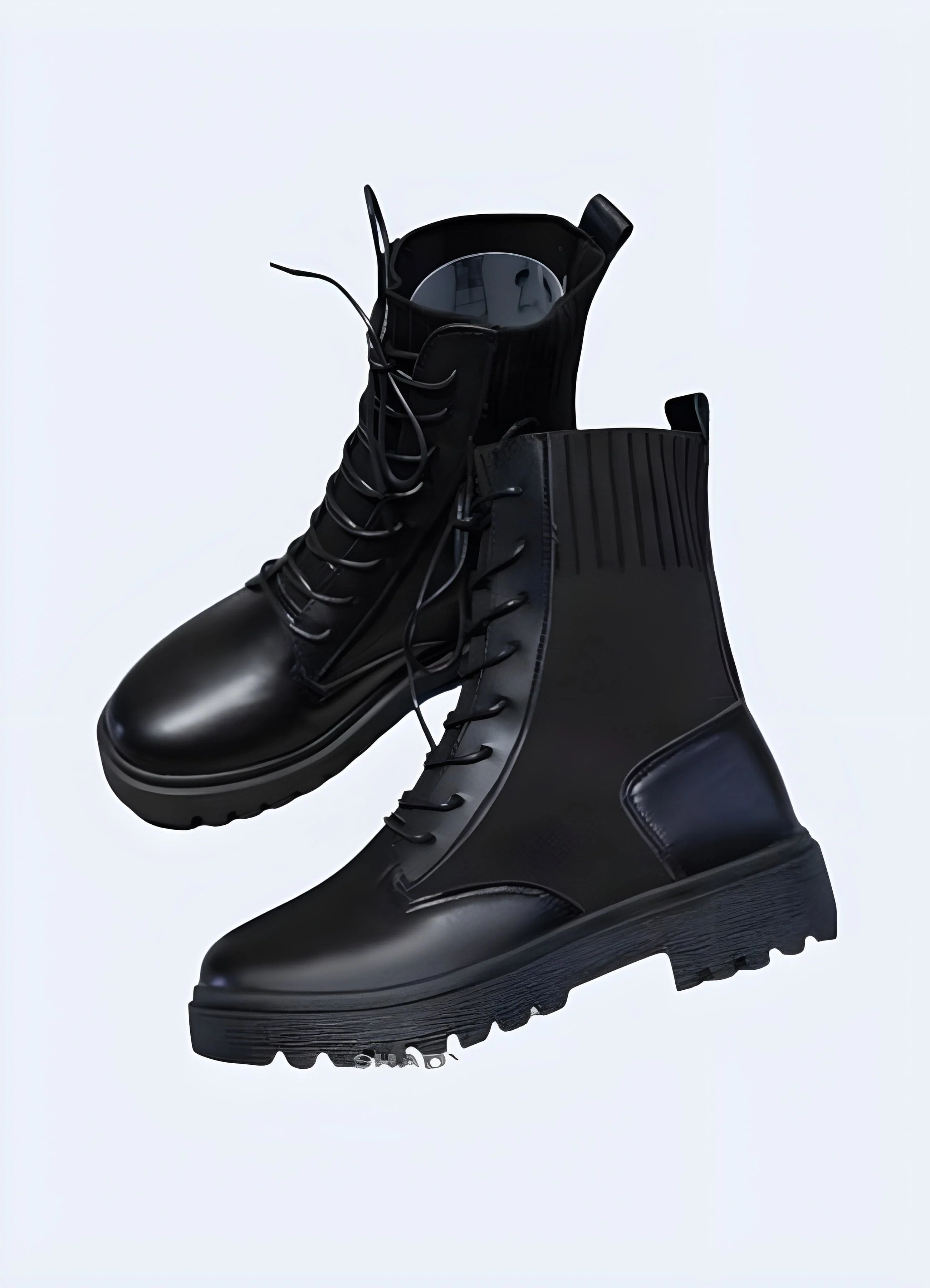Women's Black Slippers boots - Image 3