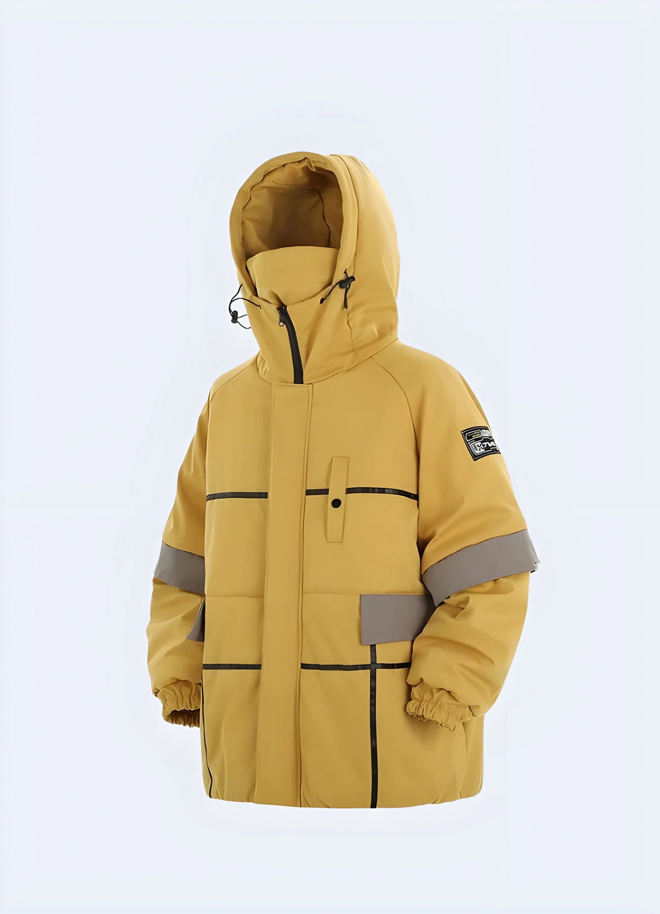 Yellow Techwear Jacket - Image 2